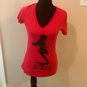 Like New Women’s Marvel Winter Soldier V Neck Tee